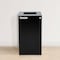 Alpine Industries 87 Gal. 3-Stream Steel Mixed and Open Square Lid Commercial Trash Can and Blue Recycling Station ALP4450-BLK-KIT18 - alternate 3